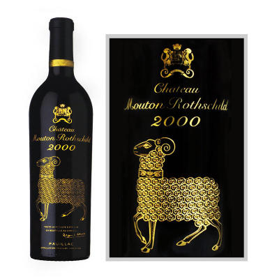 2000年木桐酒庄红葡萄酒