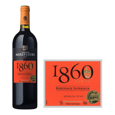 2017年蜜合花酒庄1860超级波尔多干红葡萄酒