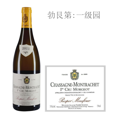 2011年葩美酒庄墨玑（夏山-蒙哈榭一级园）白葡萄酒