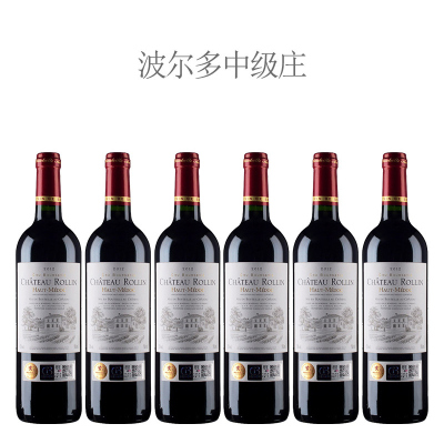 【特惠整箱购】2012年霍兰庄园红葡萄酒【六瓶套装】