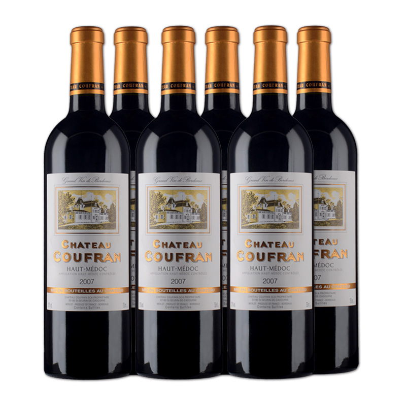 【整箱6支】2007年古兰古堡红葡萄酒