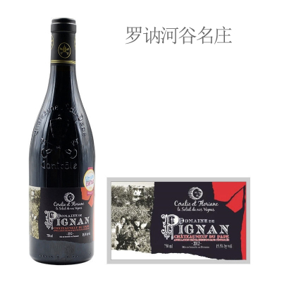 2012年碧娜酒庄教皇新堡红葡萄酒