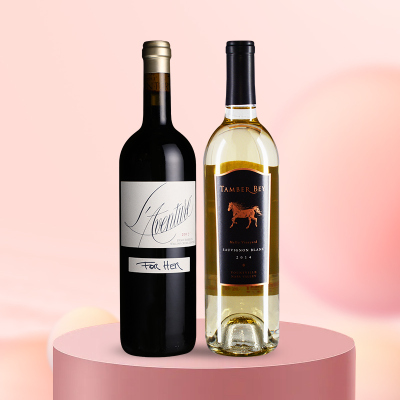 【520奇遇幸福套装】2017年美国奇遇酒庄致她红葡萄酒+2014年丹柏贝酒庄美洛园长相思白葡萄酒