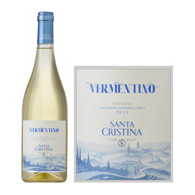 2023年安东尼世家圣克里斯蒂娜维蒙蒂诺干白葡萄酒