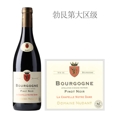 2023年纽栋勃艮第小教堂红葡萄酒