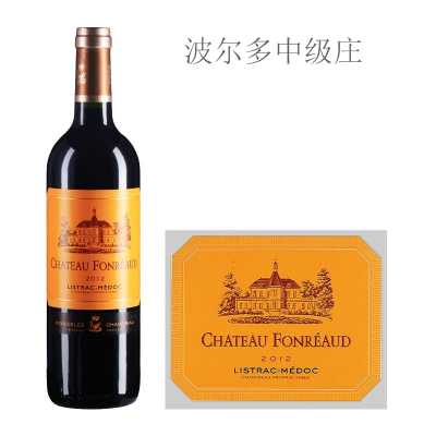 2012年枫宏城堡红葡萄酒