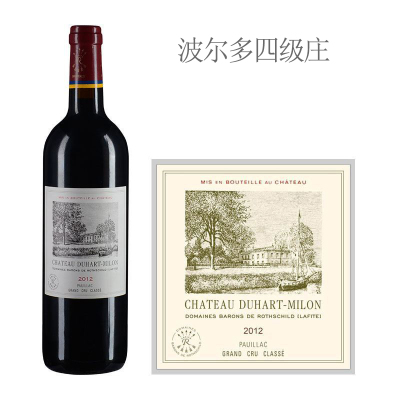 2012年杜哈米隆古堡红葡萄酒