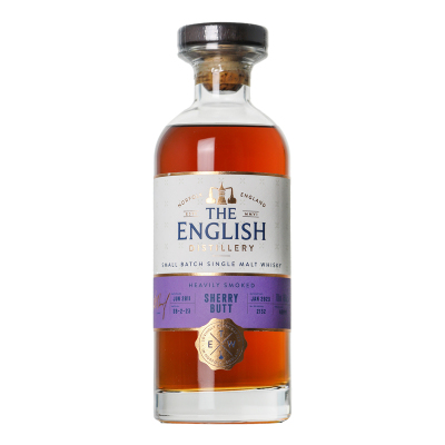 英格诗11年重度烟熏雪莉小批次英格兰单一麦芽威士忌