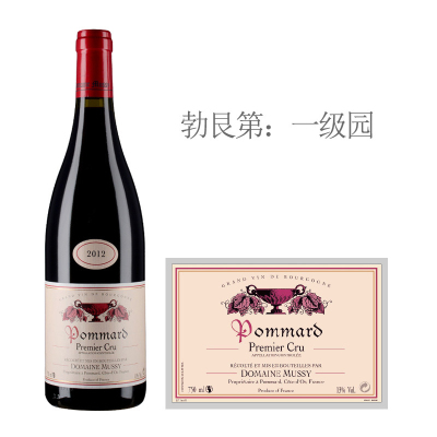 2012年慕思酒庄（玻玛一级园）红葡萄酒