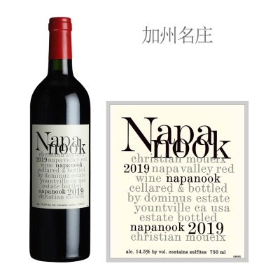 2019年多明纳斯酒庄纳帕努克红葡萄酒