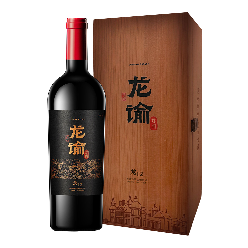 2019年龙谕酒庄龙12赤霞珠干红葡萄酒|2019 Longyu Estate Long 12 