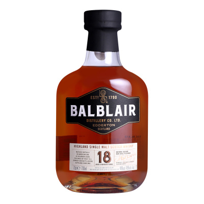 巴布莱尔18年单一麦芽威士忌