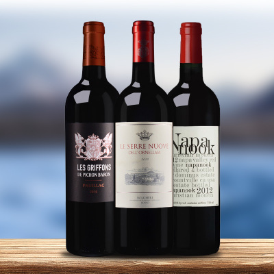（纳帕+波尔多+超托）名庄副牌酒对比品鉴套装