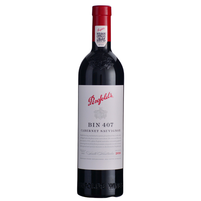 2016年奔富BIN407赤霞珠红葡萄酒|2016 Penfolds BIN 407 Cabernet 