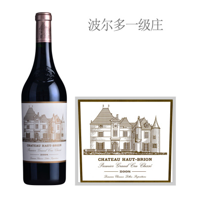 2008年侯伯王庄园红葡萄酒