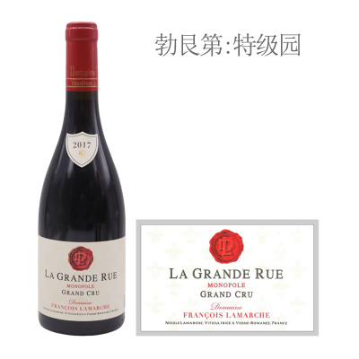 2017年拉玛舒酒庄大街园特级独占园红葡萄酒