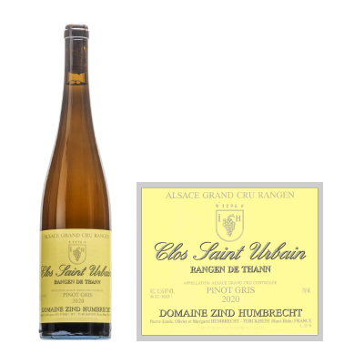 2020年鸿布列什酒庄圣乌班园灰皮诺白葡萄酒