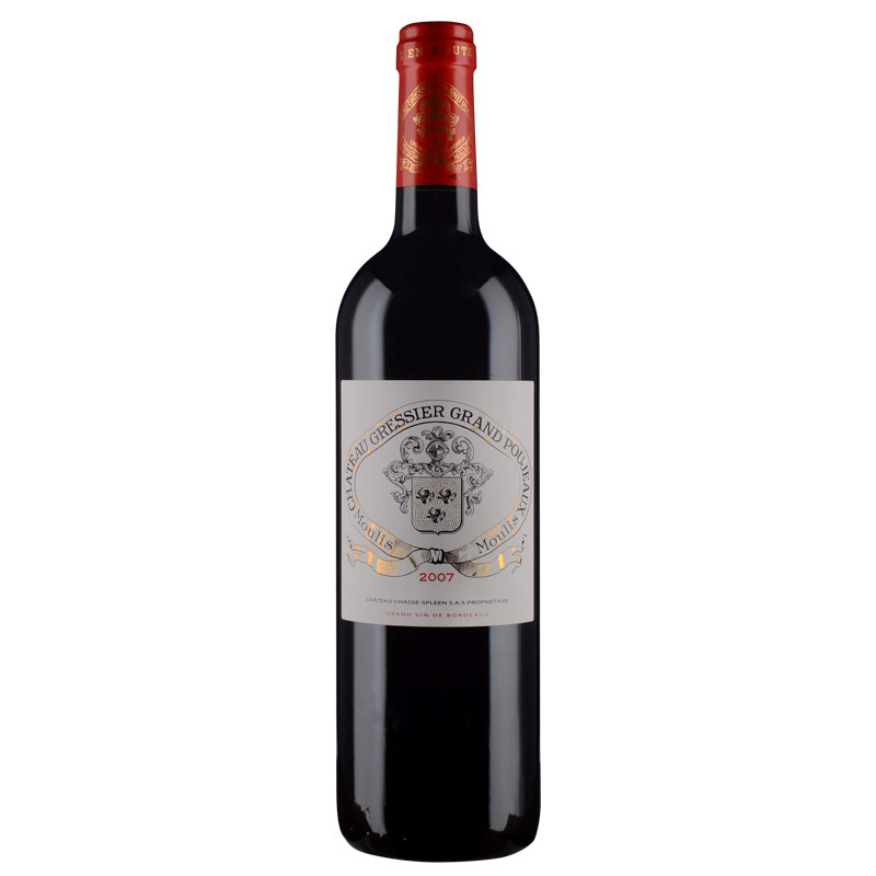 2007年格希宝捷酒庄红葡萄酒|2007 chateau gressier grand poujeaux