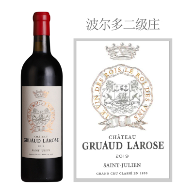 2019年金玫瑰城堡红葡萄酒