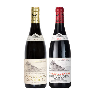 【双支特惠】2020年德莱图酒庄：（伏旧特级园）老藤红葡萄酒+（伏旧特级园）红葡萄酒