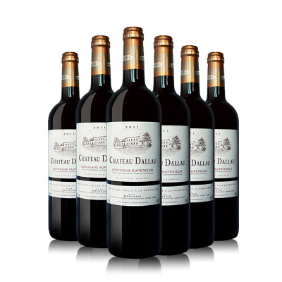 【整箱6支】达洛城堡红葡萄酒 2011年