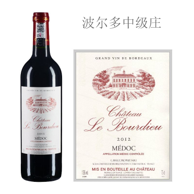 2012年布迪酒庄红葡萄酒