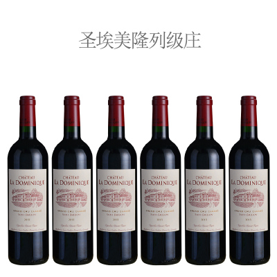 【中秋礼尚】2015年多明尼克城堡红葡萄酒【六瓶套装】