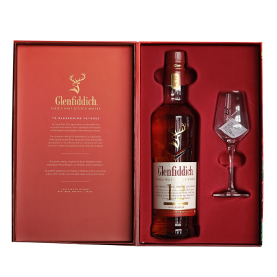 格兰菲迪12年天使雪莉单一麦芽苏格兰威士忌（礼盒装）