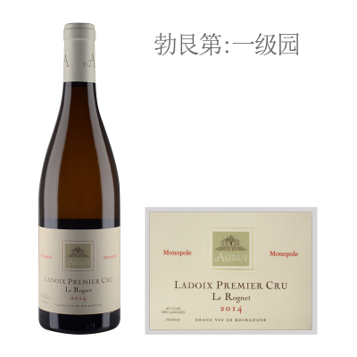 2014年达哈瑞酒庄罗尼（拉都瓦一级园）白葡萄酒