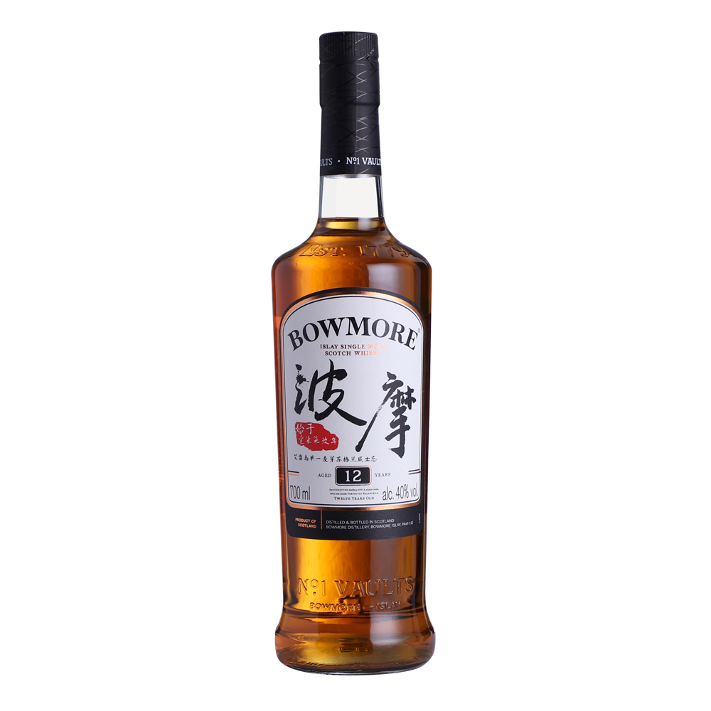 波摩12年单一麦芽苏格兰威士忌|Bowmore Aged 12 Years Single Malt