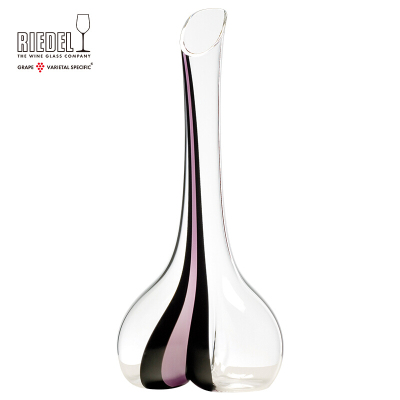 醴铎Riedel黑领结微笑醒酒器（紫黑条纹，1只装）