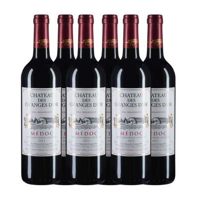 【整箱6支】金庄古堡红葡萄酒