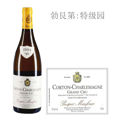 2004年葩美酒庄（科尔登-查理曼特级园）白葡萄酒