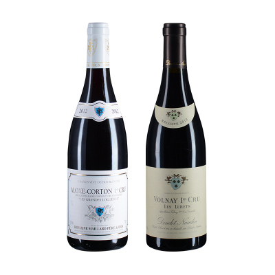 【套装12瓶】美亚父子酒庄洛雅（阿罗克斯-科尔登一级园）红6瓶·诺丁酒庄露荷（沃尔奈一级园）红6瓶 勃艮第葡萄酒套装